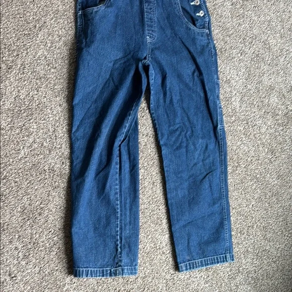 B.U.M. Equipment Vintage Women’s Medium Blue Denim Overalls - Picture 4 of 8